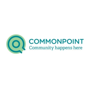 Commonpoint logo, community-based organization focused on social and human services