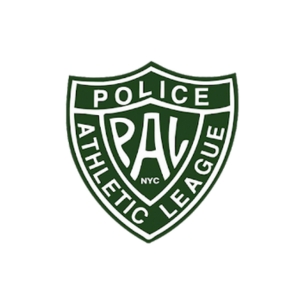 Police Athletic League NYC logo with shield design and green lettering