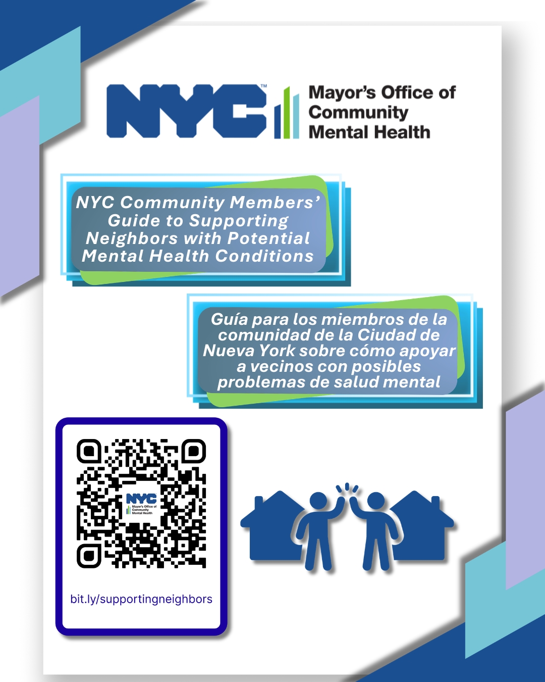 English and Spanish 2026 NYC Community Members’ Guide to Supporting Neighbors with Potential Mental Health Conditions