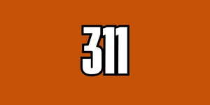 NYC 311 placeholder graphic with large white 311 text on a gold background.